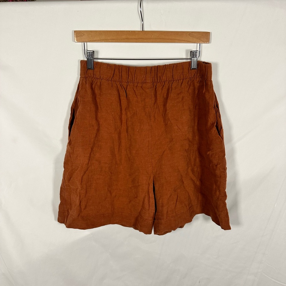 High Waist Brown Women's Shorts
